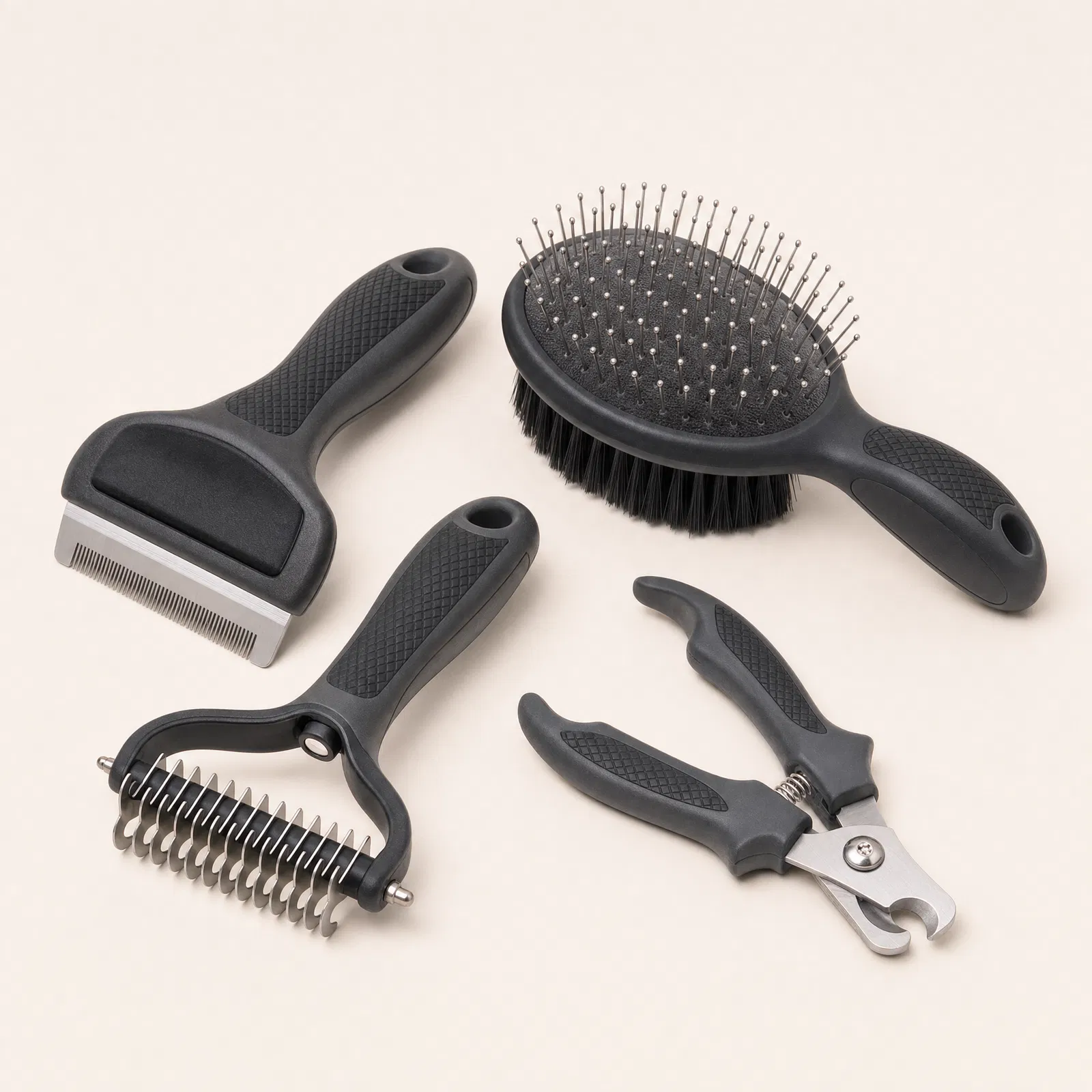 CleanCoat four-piece pet grooming kit